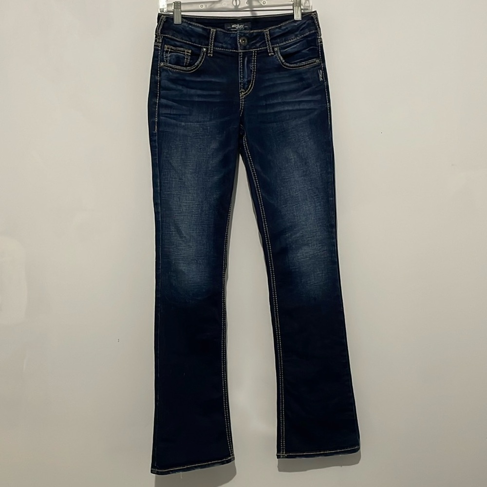 Silver Jeans Elyse Slim Boot Womens 26 Pants